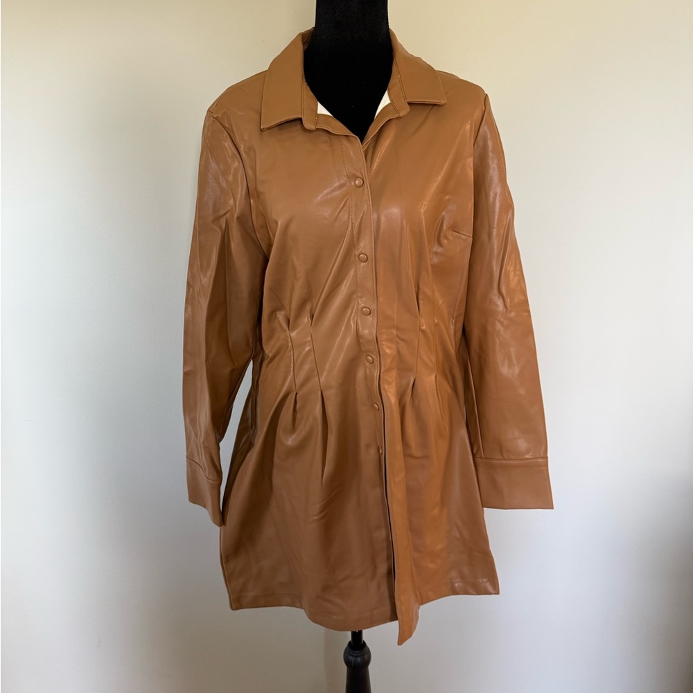 Women's Tan Leather Jacket